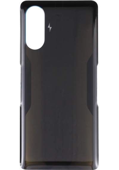 Xiaomi Redmi K40 Oyuncu Cam Pil Arka Kapağı (Siyah)