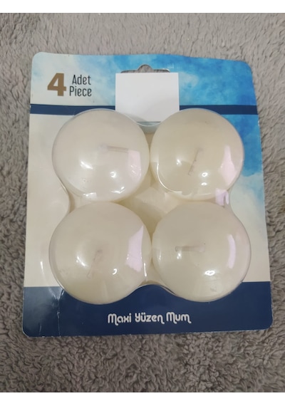 4 Lü Suda Yüzen Mum