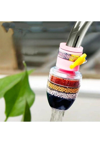 6 Katmanlı Musluk Ucu Filtreli Su Tasarruflu Musluk Başlığı