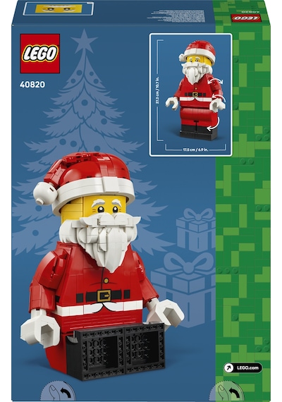 LEGO® Büyük Boyutlu Noel Baba Minifigürü 40820 – 10+ Yaş için Parçalarla İnşa Edilen Yılbaşı Temalı Oyuncak Yapım Seti (761P)