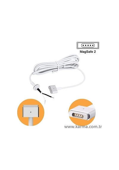 Şarj Kablosu Apple Uyumlu MacBook Air Pro İle Magsafe-2 Tamir Kablosu 45w 60w 85w