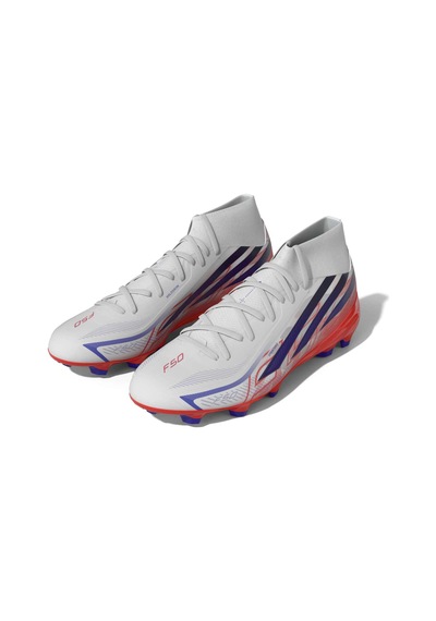 Ih7090-e Adidas F50 Hyperfast League Mıd Fg Erkek Spor Ayakkabı Beyaz Ih7090-e Beyaz Pembe