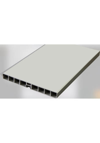 Pvc Baza Profili High Gloss 100 Mm Beyaz 1 Boy 3,66 Metre