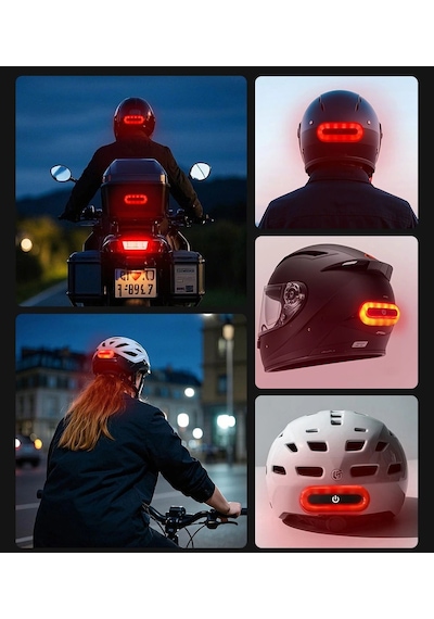Motosiklet Kask Led Çakar