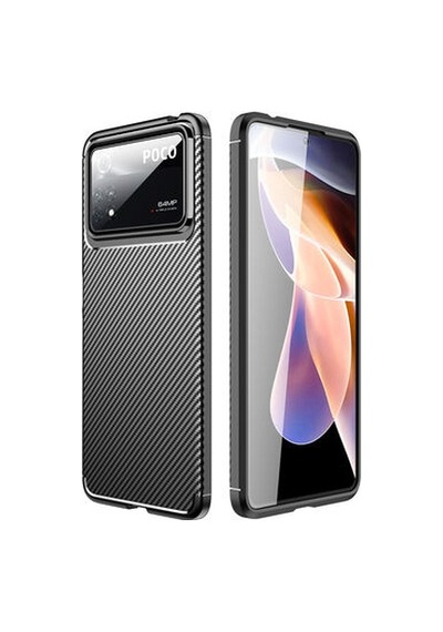 Teleplus Xiaomipoco X4 Pro 5g Kılıf Texture Negro Silikon Kapak