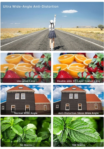 Ulanzi Wl-2 Sony Zv-1 Geniş Açı & Makro Lens Beyaz