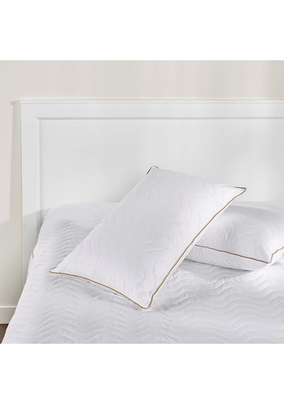 Linens Fluffy Pamuk Kapitone Standart Yastık Alezi