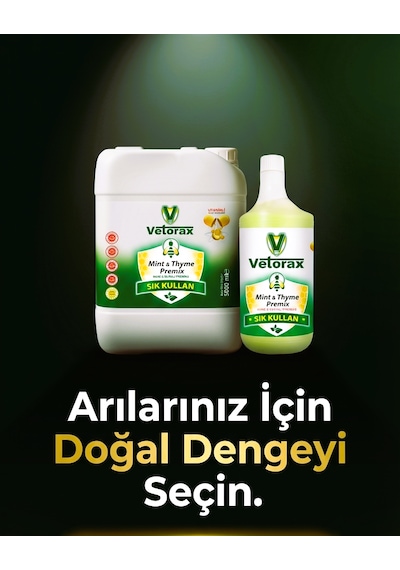 Vetorax Nane Kekik Premiks 5 Litre Arılar İçin Sıvı Yem Premiksi