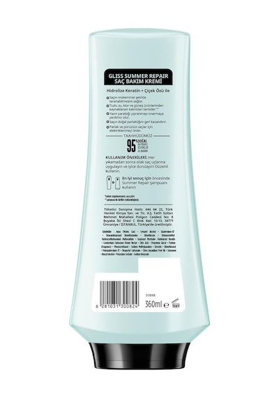 Gliss Summer Repair Saç Kremi 360 Ml Çok Renkli