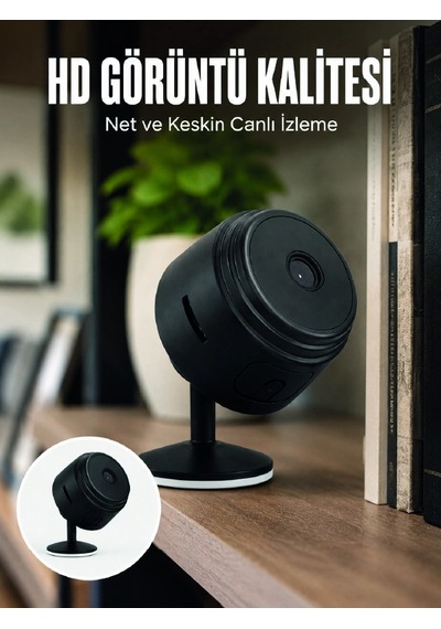 A9 Mini Wi-fi Güvenlik Kamerası Hd Gece Görüşlü Hareket Algılamalı Kablosuz Ip Kamera