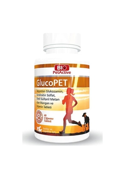 Bio Petactive Glucopet Eklem Bölgeleri için Çiğneme Tableti 60'lı 90 G