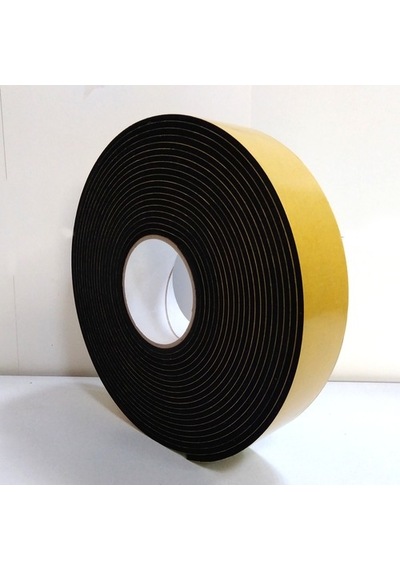 Kapı Pencere Bandı Yapışkan Kapı Pencere Süngeri Epdm-4Mmx50Mm-Siyah-10 Metre