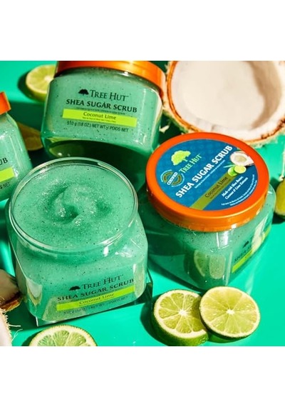 Coconut Lime Shea Sugar Scrub Vücut Peelingi 510gr