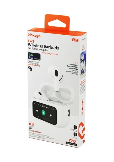 Linkage Lr-7 Bluetooth Ve Wireless Kablosuz Kulaklık Bt-6.0 13 Farklı Dil Dokunmatik Ekran - 10'li Paket