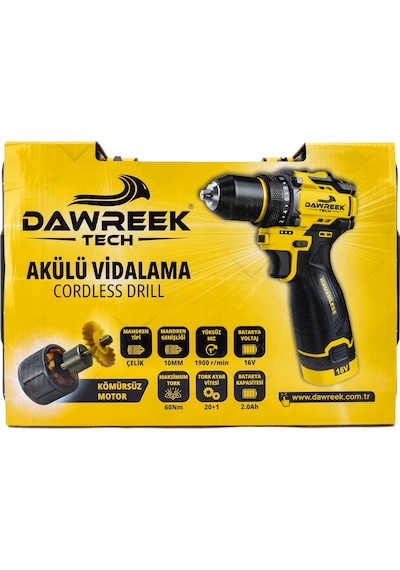 Dawreek Tech DT01D Akülü Vidalama