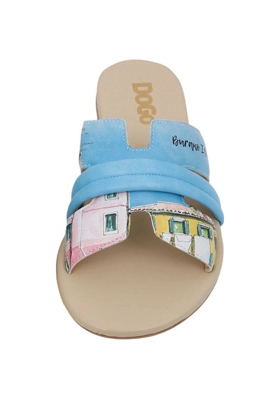 Dogo Burano İsland Renkli Kadın Sandalet Çok Renkli