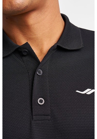 Erkek Kısa Kol Polo Yaka T-shirt 25s-1297-25n Siyah