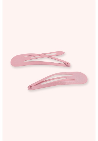 Panço Kız Çocuk Pembe Taç Toka Seti