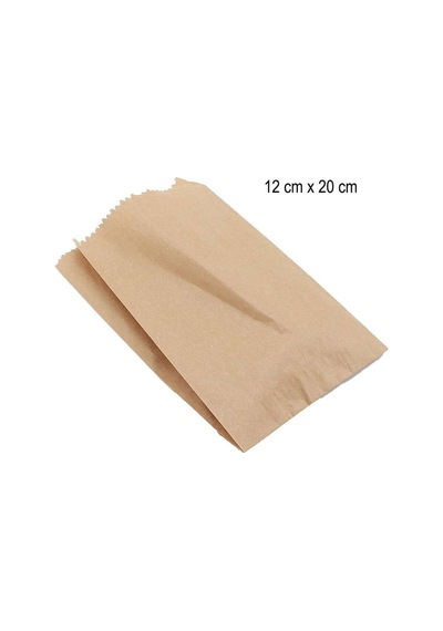 100 Adet Kraft Kese Kağıdı Tost Kağıdı 12 X 20 Cm M2/40-45 Gr 12 X 12 X 20 Bej