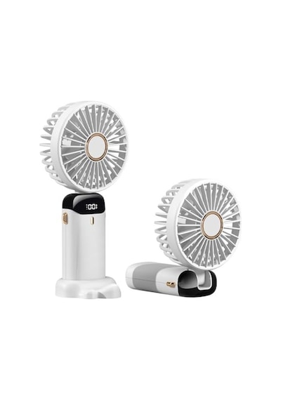 Mini Katlanabilir El Vantilatörü, 5 Hızlı Usb Şarj İle Taşınabilir Ve Kullanışlı Fan