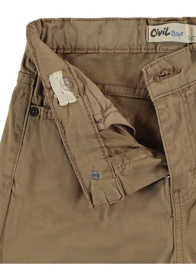 Civil Boys Basic 10-13 Yaş Pantolon - Kahverengi Camel
