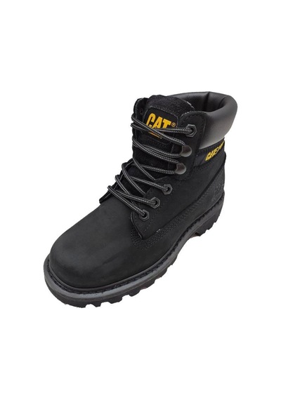 Caterpillar Colorado Hakiki Deri Sıcak Astar Unisex Bot Siyah