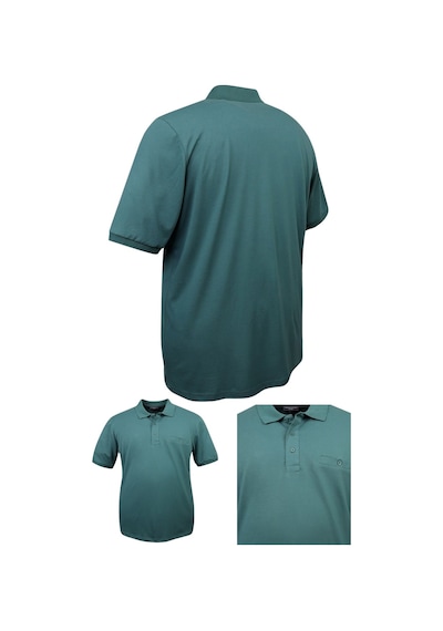Erkek Büyük Beden 115 - 155 Kilo Arası Uygun Bedenli Likralı Pike Polo Yaka Cepli Tişört Yeşil Erkek Büyük Beden 115 - 155 Kilo Arası Uygun Bedenli Likralı Pike Polo Yaka Cepli Tişört Yeşil