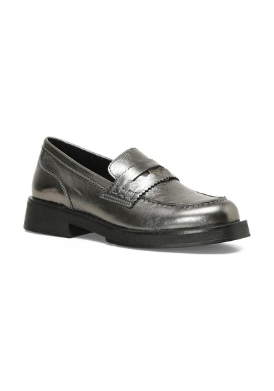 Nine West Lunıt 5fx Kursun Kadın Loafer 000000000102005275 Gri