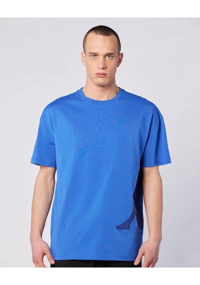Kappa Owen Tshirt Erkek Mavi Comfort Tişört