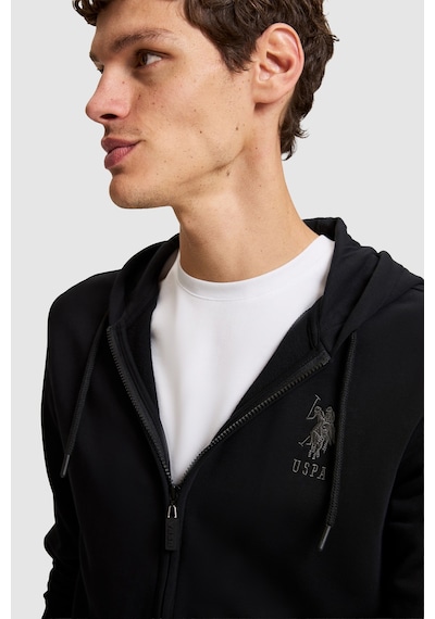 U.S. Polo Assn. Erkek Siyah Örme Hırka 50329420-vr046