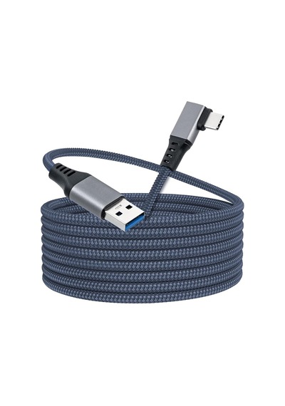 Coverzone Oculus Quest İle Uyumlu Link Kablosu 6mt, 5gbps Usb Hızlı Veri Aktarımı, Hızlı Şarj Usb-c, Sku: Zeus8690010059864