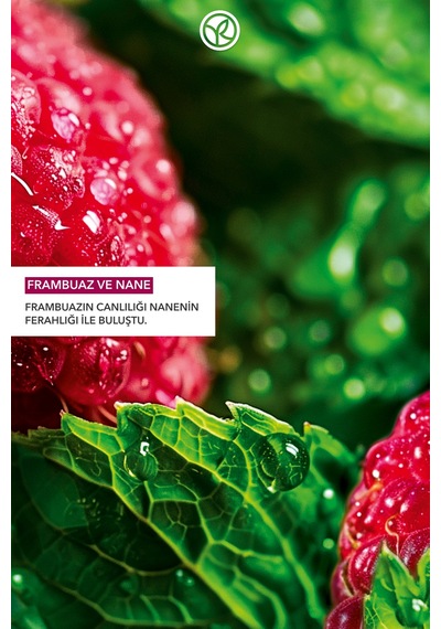Yves Rocher Duş Jeli - Nemlendirici Enerjik Frambuaz Nane -sls,sles İçermez,vegan-200ml Diğer