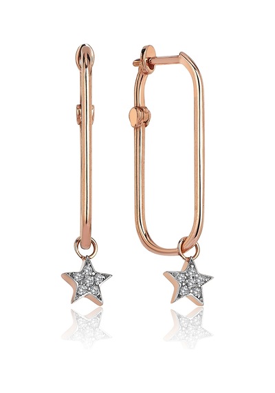 Reis Kuyumculuk Debut Line Star Altın  Küpe