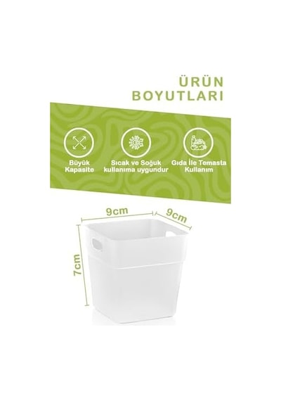 Life 12 Adet Buzdolabı Kapak İçi Düzenleyici Ve Banyo Organizer Mıt1104