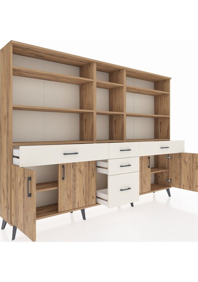 Arges Dolap 11 Raflı 5 Çekmeceli 4 Kapaklı 220x30x163 Çam-çam/aytaşı Atlas Çam/aytası - Atlas Çam Arges Dolap 11 Raflı 5 Çekmeceli 4 Kapaklı 220x30x163 Çam-çam/aytaşı Atlas Çam/aytası - Atlas Çam