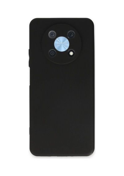 Huawei Nova Y90 Kılıf First Silikon - Siyah Evimdeyokyok