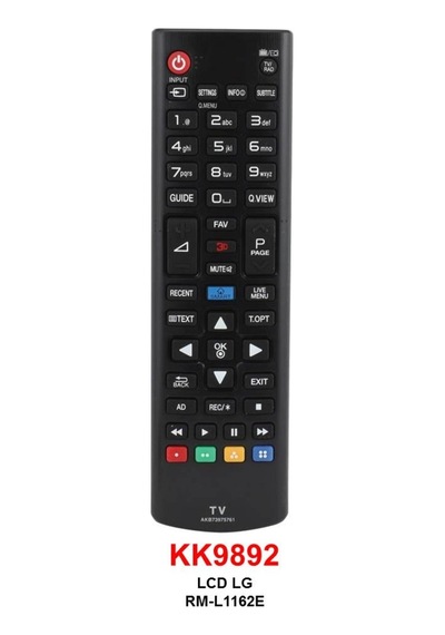 LG Uyumlu Lcd Led Tv Kumanda Kk9892