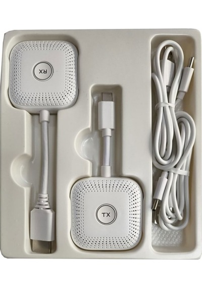 Type C To Hdmı Kablosuz Ses Ve Görüntü Aktarıcı Set Hdmi Alıcı Verici Kit