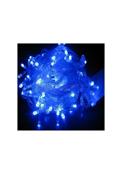 10 Metre 100 Led Mavi Led Işık Yılbaşı Ağacı Işığı 220 V Mavi Işık Mavi Noel Işığı Yılbaşı Işıkları Mavi