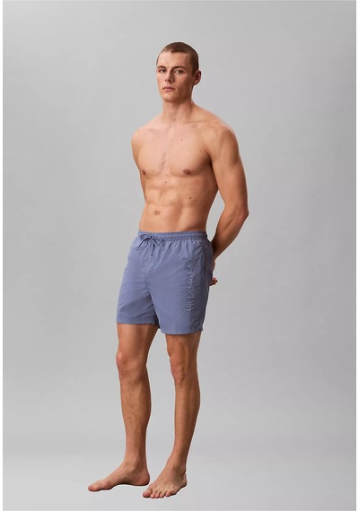 Calvin Klein Erkek Beli Lastikli Ve İp Bağlamalı Logo Detaylı Normal Kesim Lila Deniz Şortu-15870 Calvin Klein Erkek Beli Lastikli Ve İp Bağlamalı Logo Detaylı Normal Kesim Lila Deniz Şortu-15870