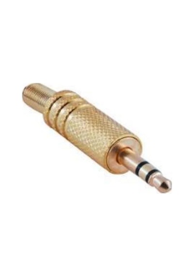 Gold Stereo Jack 3.5 Mm Aux Jack Gold Aux Jack Kulaklık Erkek Jack Mikrofon Jack