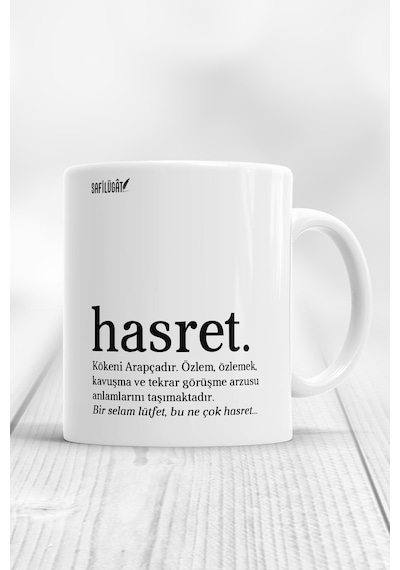 Hasret Kupa Bardak Beyaz