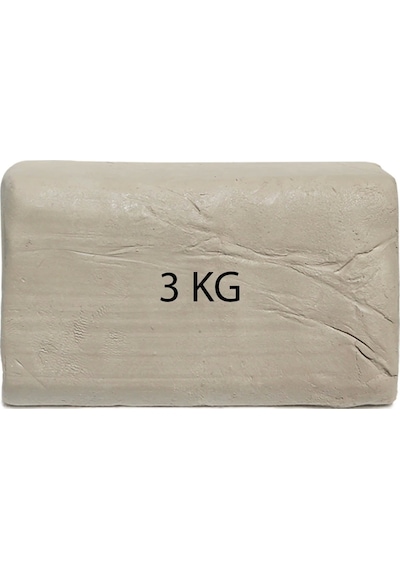 Beyaz Seramik Hamuru 3 Kg Kil Seramik Çamuru