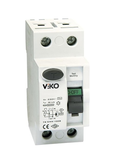 Viko Monofaze 40A 30Ma Kaçak Akım Rölesi