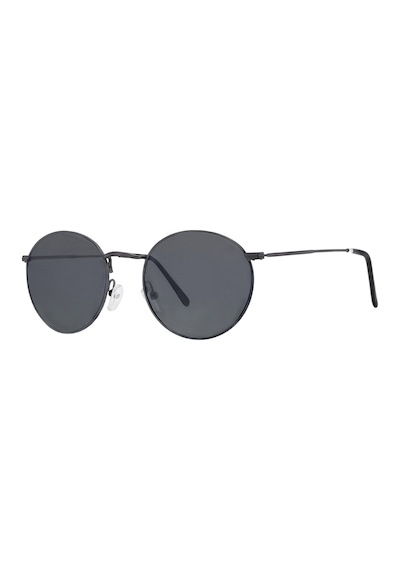 Sanches Retro Gun Metal Füme Polarize Cam Yuvarlak Güneş Gözlüğü 50 Diğer