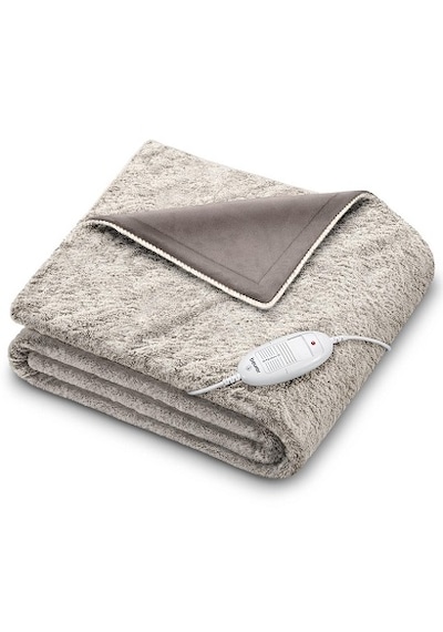 Hd 75 Cosy Nordic Gri Elektrikli Battaniye Bej - Krem