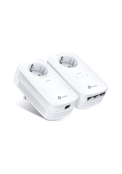 Tl-pa8033p Kit, Av1300 3-port Gigabit Passthrough Powerline Start
