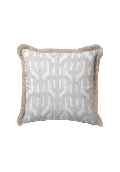 Geometrik Desenli Art Deco Saçaklı Yastık Kılıfı - Zarif Zincir Bohem Vizon Püsküllü Kırlent Kılıfı Sessiz Rota Ritüel Geometrik Desenli Art Deco Saçaklı Yastık Kılıfı - Zarif Zincir Bohem Vizon Püsküllü Kırlent Kılıfı Sessiz Rota Ritüel