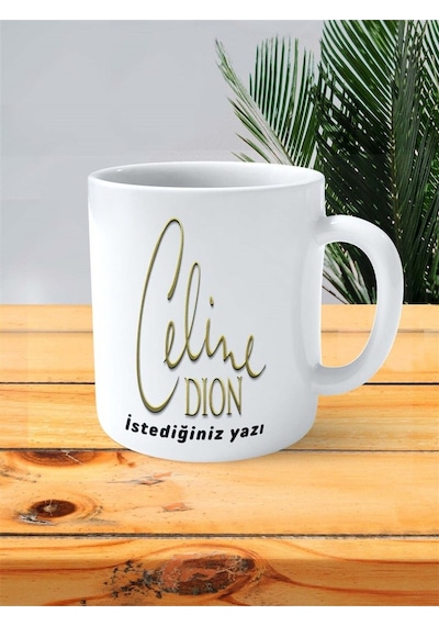 Celine Dion Baskılı Kupa Bardak Kişiye Özel Model 1 Çok Renkli