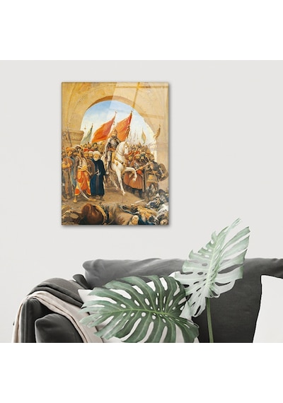 Fatih Sultan Mehmet Fsm Cam Tablo Fatih'in İstanbul'u Fethi